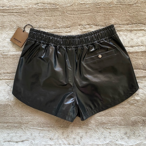 NWT💕BURBERRY Carol Leather Pull-On Shorts Size US 8 - Picture 8 of 15